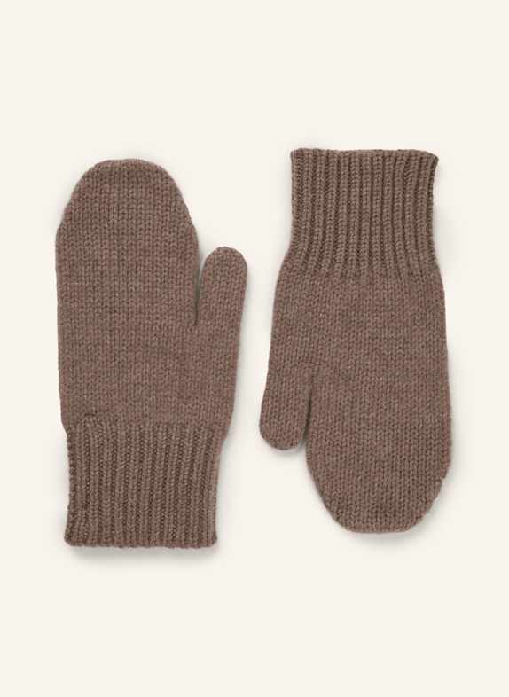 (THE MERCER) N.Y. Cashmere-Fäustlinge TAUPE