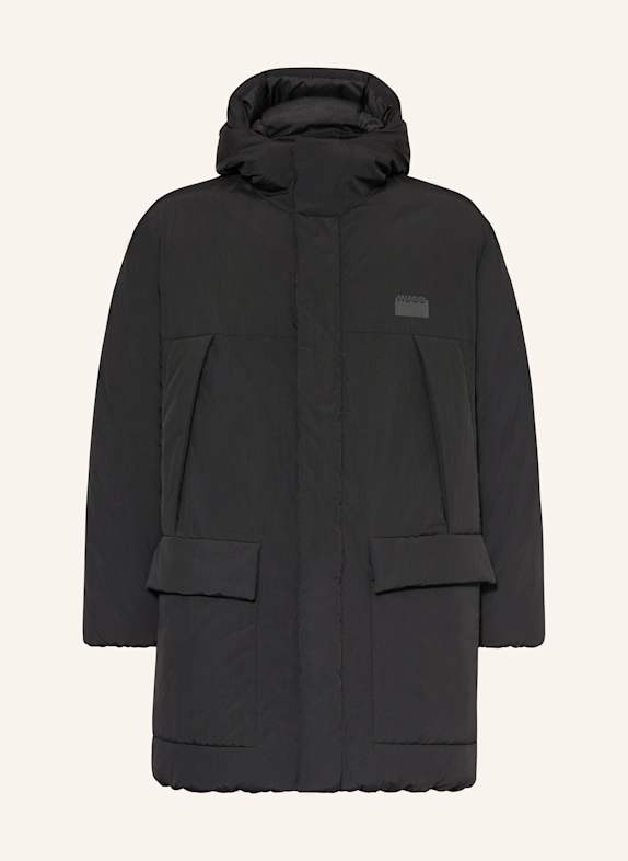 HUGO PARKA MANDEV SCHWARZ