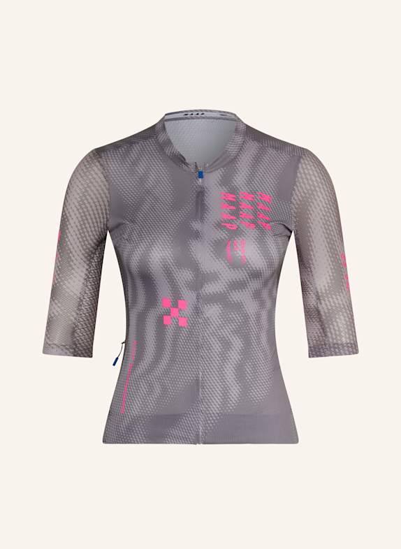MAAP PRIVATEER C.H PRO AIR JERSEY 3.0 cycling jersey LIGHT GRAY / DARK GRAY / PINK