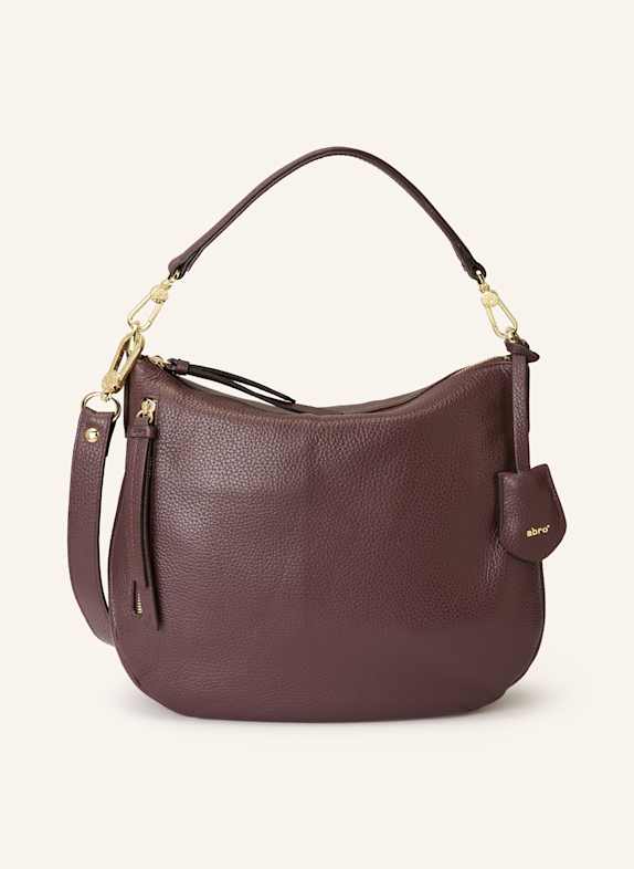 abro Hobo-Bag JUNA SMALL DUNKELROT