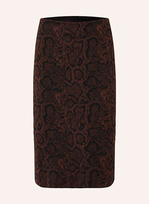 STELLA McCARTNEY Knit skirt BROWN/ BLACK