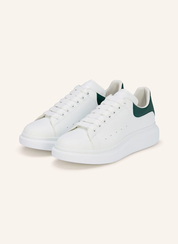 McQUEEN Sneakersy BIAŁY/ ZIELONY