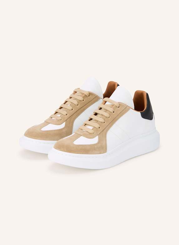 McQUEEN Sneaker WEISS/ BEIGE/ SCHWARZ