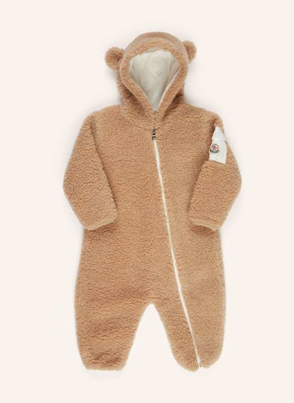 MONCLER enfant Teddyfell-Overall BRAUN