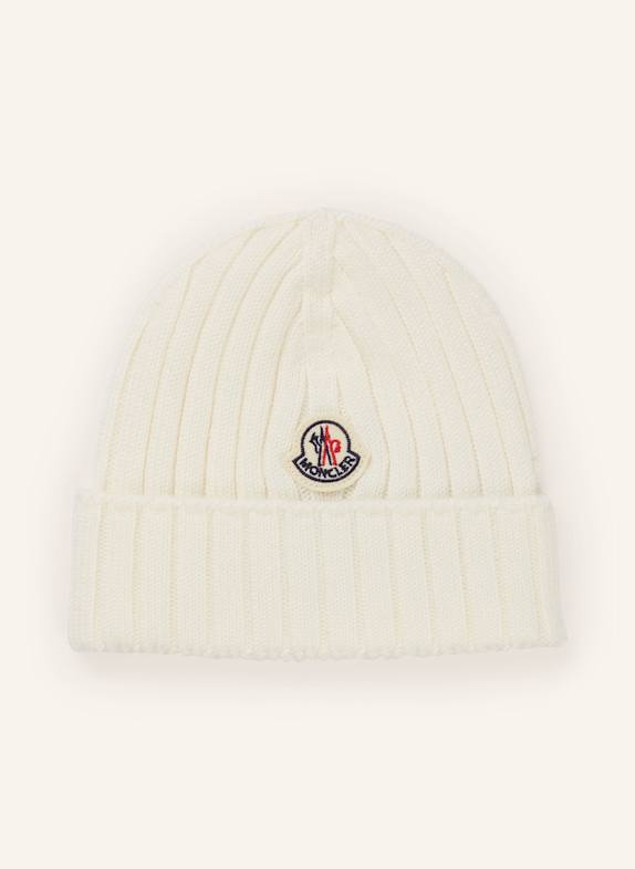 MONCLER enfant Mütze WEISS