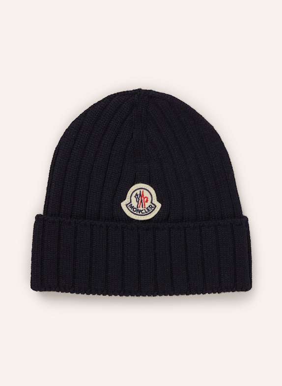 MONCLER enfant Mütze DUNKELBLAU