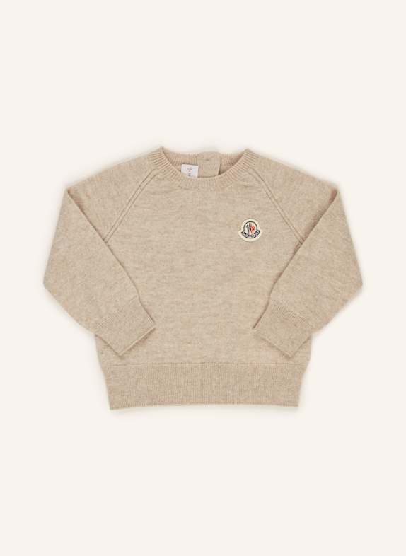 MONCLER enfant Cashmere-Pullover BEIGE