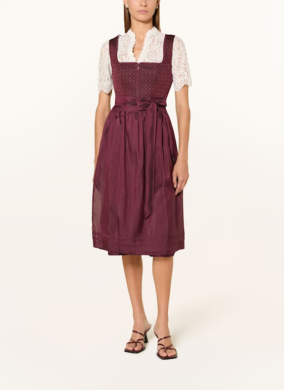Spieth & Wensky Dirndl blouse MELLINGEN made of lace CREAM