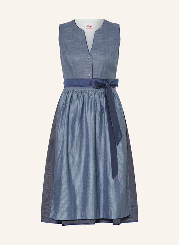 Spieth & Wensky Dirndl GANESA BLEU/ BLEU FONCÉ