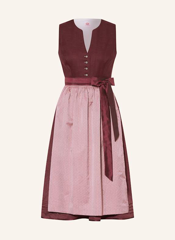 Spieth & Wensky Dirndl GANESA ROUGE FONCÉ