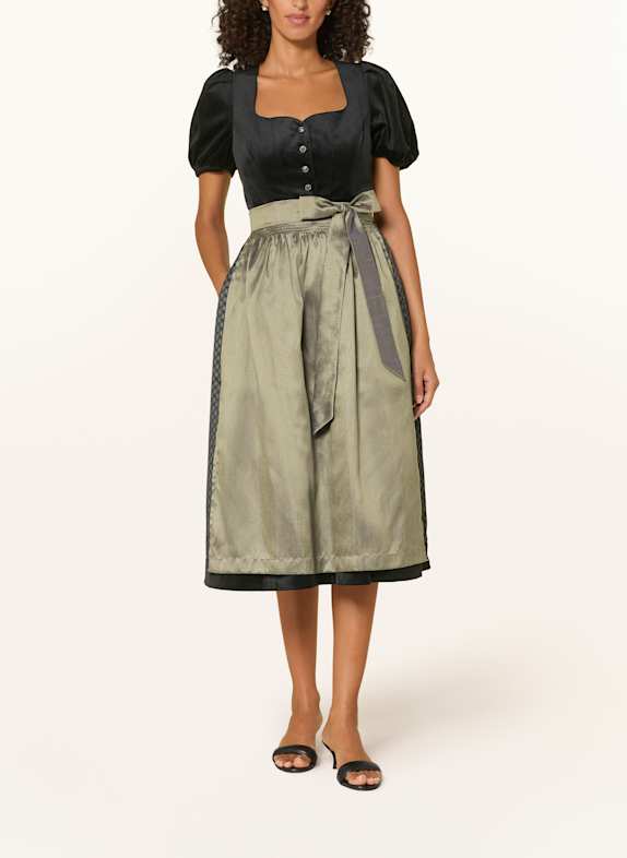 Spieth 
Wensky Dirndl GÖTTIN SCHWARZ / OLIV