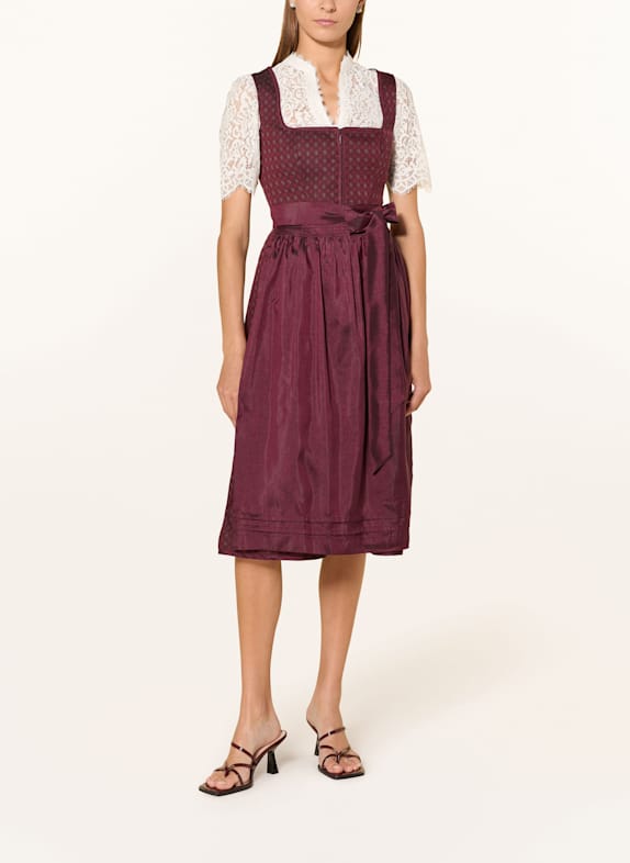Spieth & Wensky Dirndl GEISA DONKERROOD