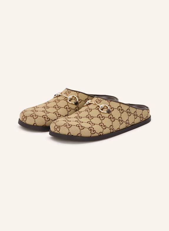 GUCCI Mules CAMEL/ BROWN