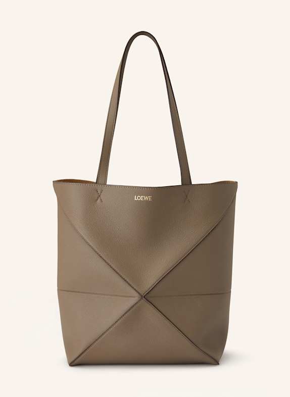 LOEWE Shopper PUZZLE FOLD MEDIUM TAUPE