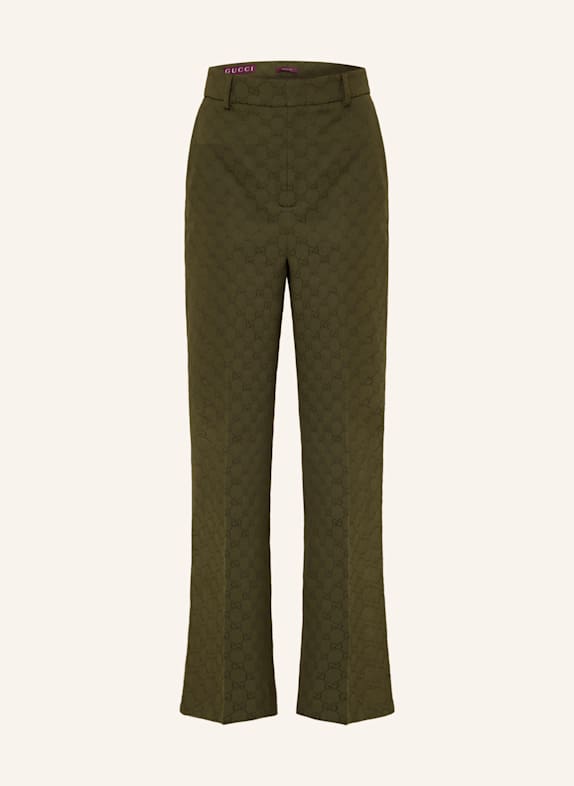 GUCCI Jacquard-Hose KHAKI