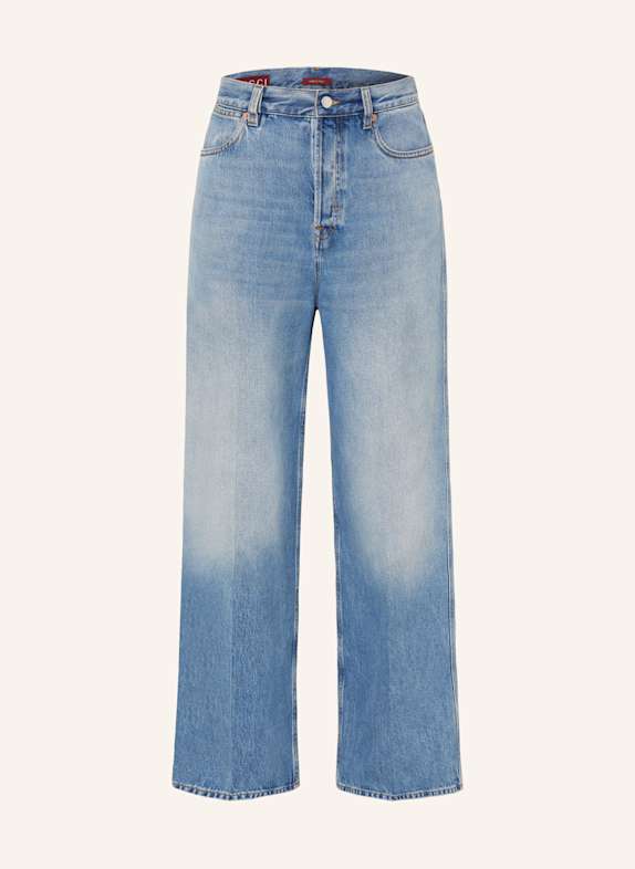 GUCCI Wide leg jeans 4009 light blue