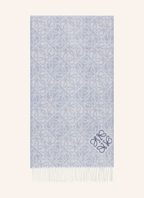 LOEWE Scarf BLUE GRAY