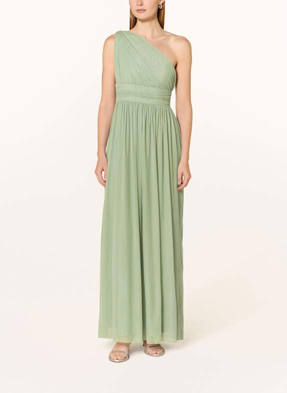 SWING Abendkleid aus Mesh HELLGRÜN