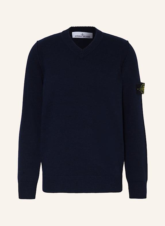 STONE ISLAND Sweter GRANATOWY