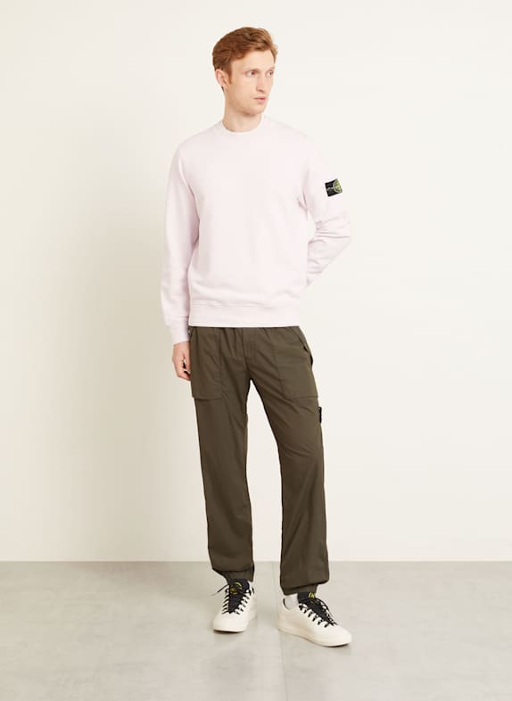 STONE ISLAND Bluza nierozpinana JASNORÓŻOWY