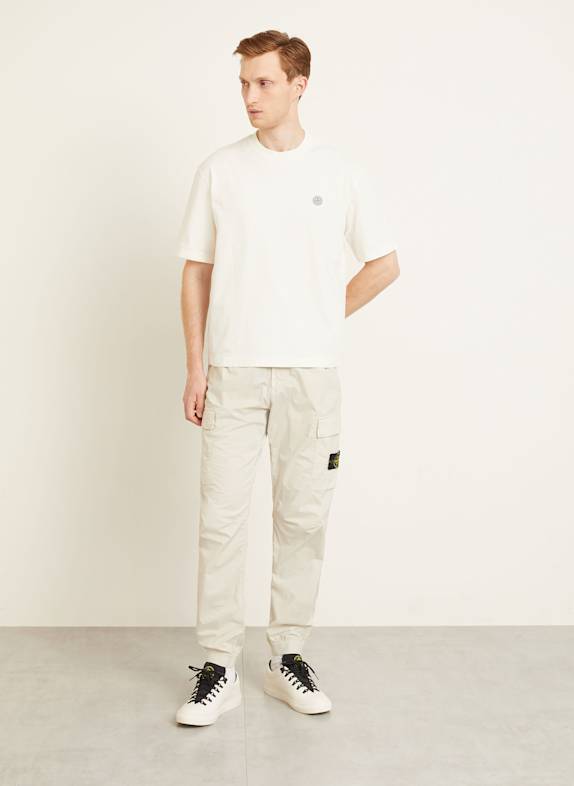 STONE ISLAND T-Shirt ECRU