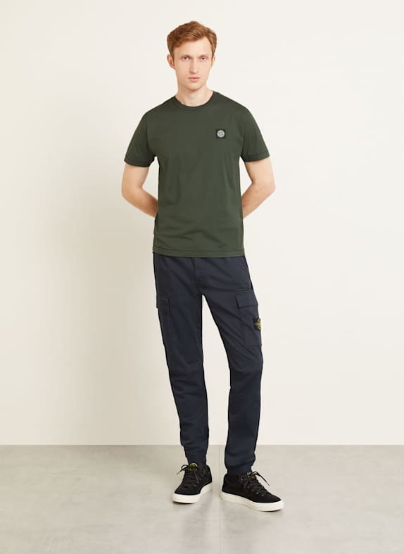 STONE ISLAND T-Shirt DUNKELGRÜN