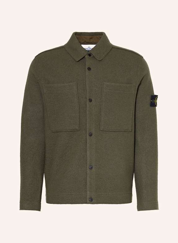 STONE ISLAND Overjacket Regular Fit DUNKELGRÜN