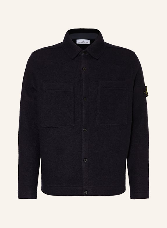 STONE ISLAND Overjacket Regular Fit DUNKELBLAU
