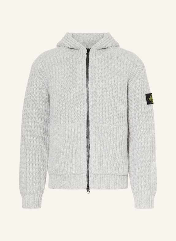 STONE ISLAND Strickjacke HELLGRAU