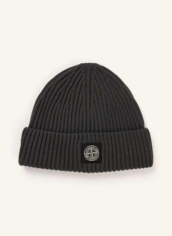 STONE ISLAND Mütze DUNKELGRAU