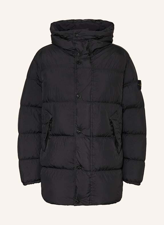 STONE ISLAND Down jacket BLACK