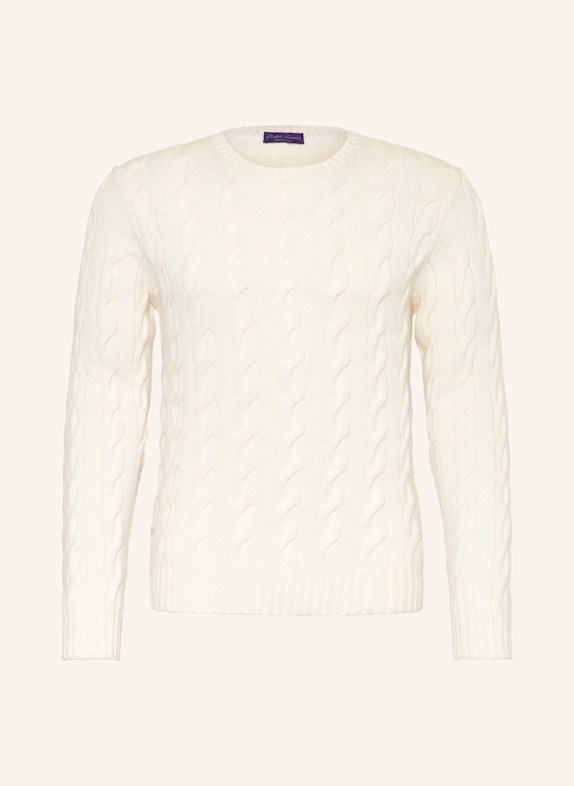 RALPH LAUREN PURPLE LABEL Cashmere-Pullover CREME
