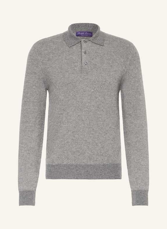 RALPH LAUREN PURPLE LABEL Cashmere-Pullover GRAU