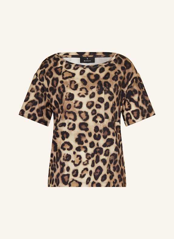 monari T-Shirt BEIGE/ SCHWARZ