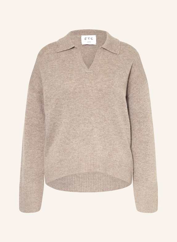 FTC CASHMERE Cashmere-Pullover BEIGE