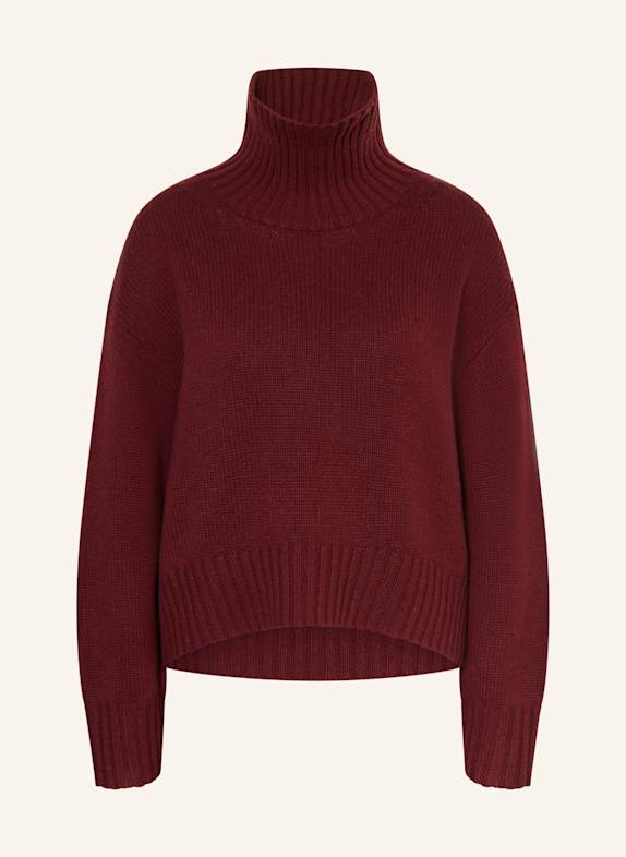FTC CASHMERE Cashmere-Pullover DUNKELROT