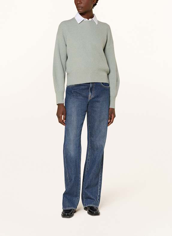 FTC CASHMERE Cashmere-Pullover HELLGRÜN