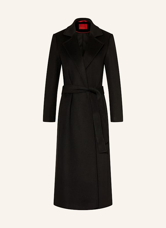 MAX & Co. Wollmantel LONGRUN SCHWARZ