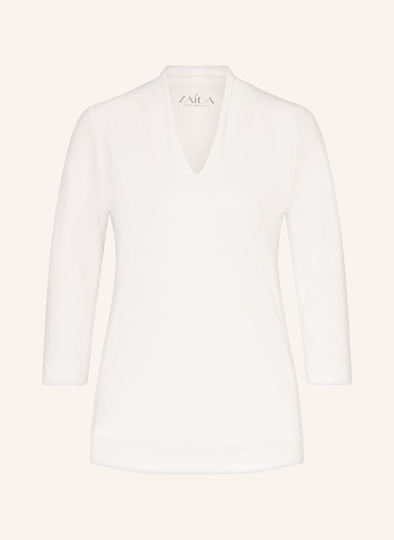 ZAÍDA T-Shirt mit 3/4-Arm WEISS