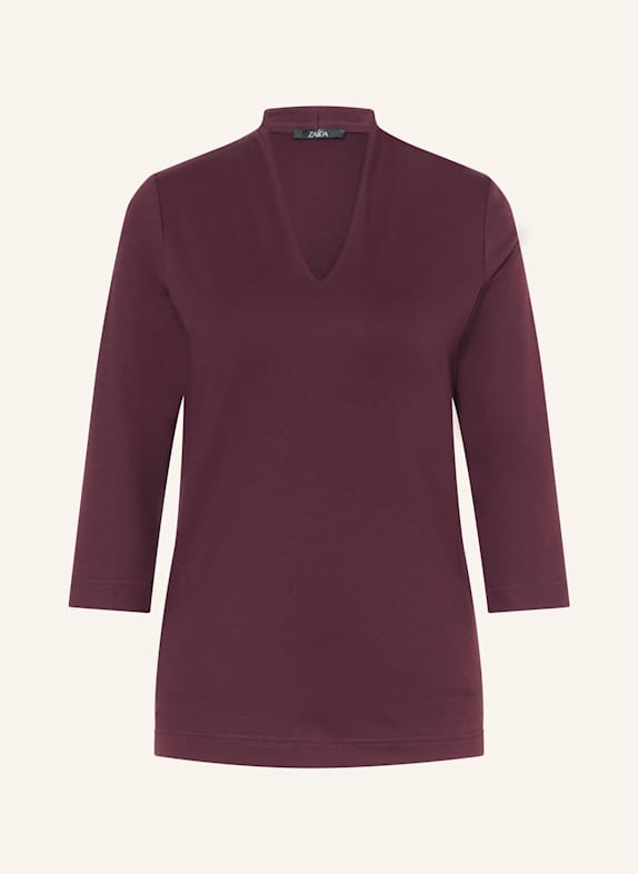 ZAÍDA T-Shirt mit 3/4-Arm DUNKELROT
