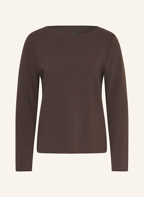 ZAÍDA Longsleeve DUNKELBRAUN