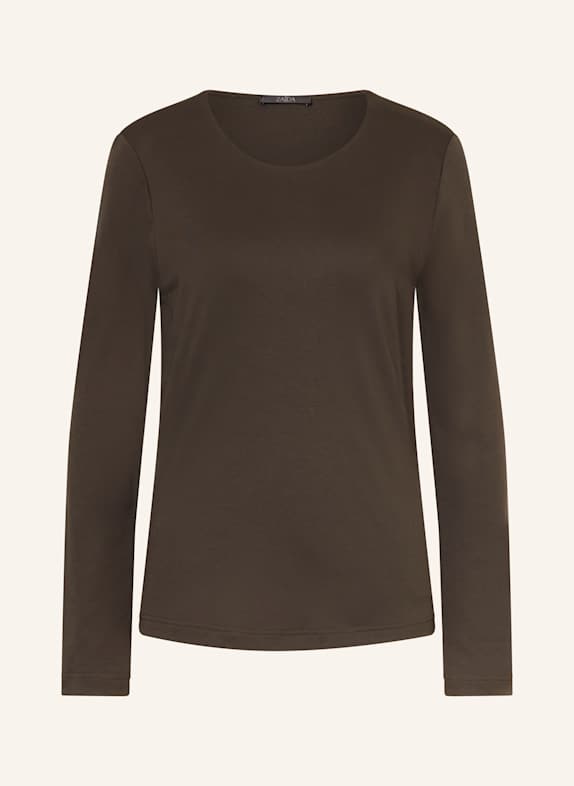 ZAÍDA Longsleeve DUNKELBRAUN