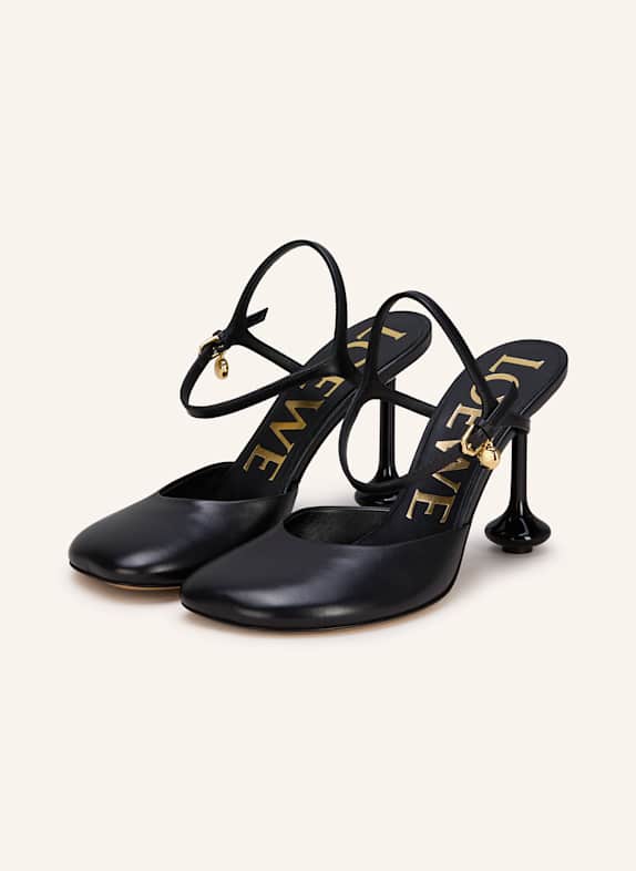 LOEWE Slingpumps TOY SCHWARZ
