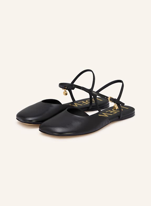 LOEWE Slingballerinas TOY SCHWARZ