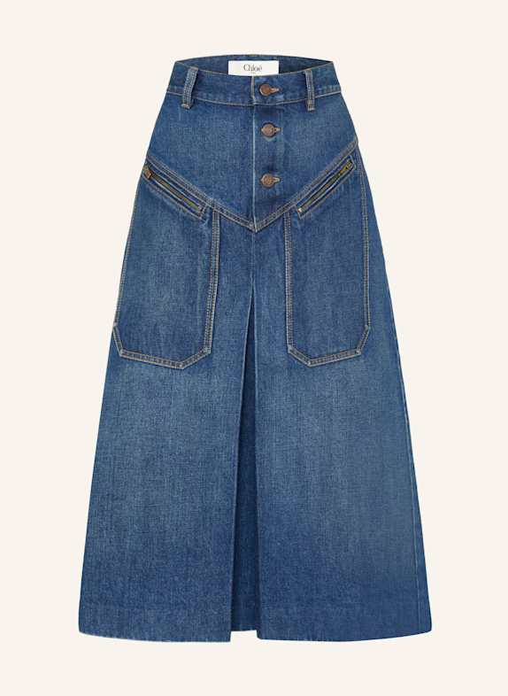 Chloé Jeansrock 427 Hazy Blue