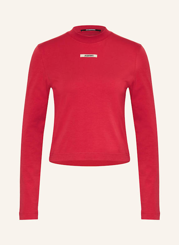 JACQUEMUS Longsleeve LE TSHIRT GROS GRAIN ROT