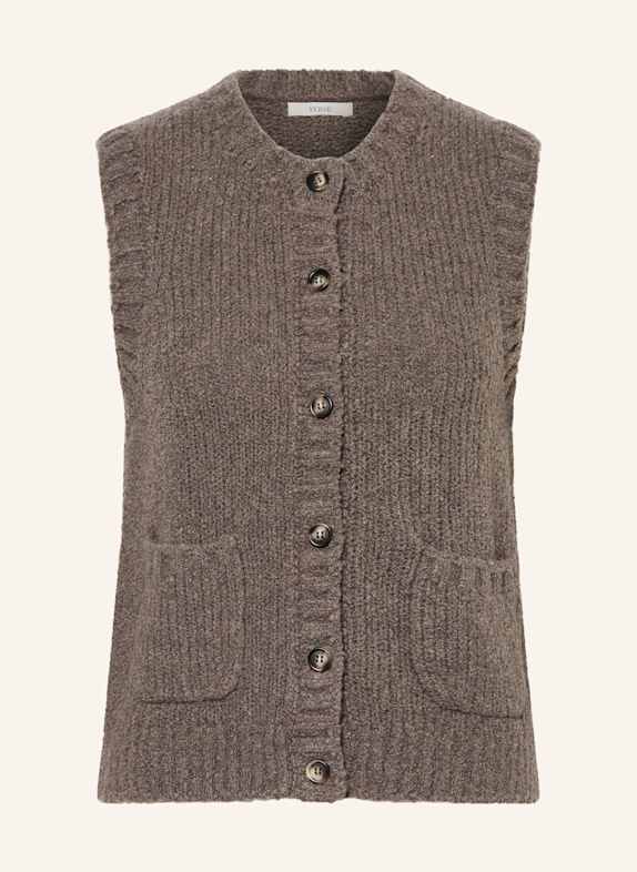 YERSE Kamizelka pikowana VERO SZARY