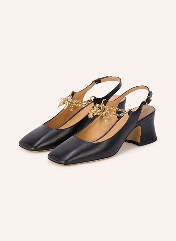 Chloé Slingpumps CHARMS 001 BLACK