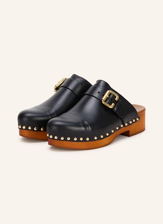 Chloé Clogs JEANNETTE mit Nieten 001 BLACK