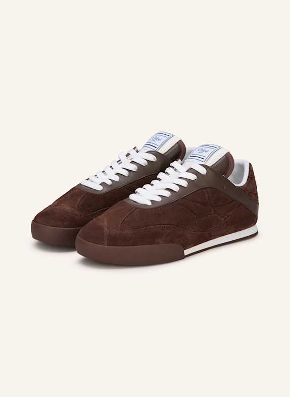 Chloé Sneaker KICK DUNKELBRAUN